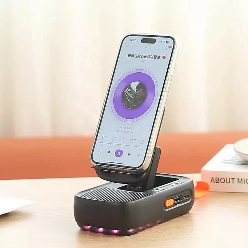 سماعة وحامل ذكي - Smart Speaker & Holder