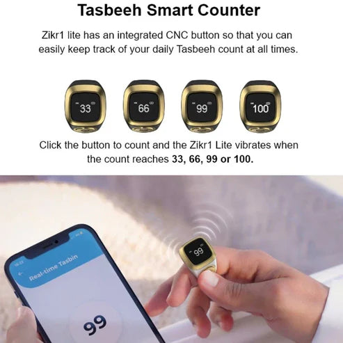 ✨ FaithLink™ Digital Smart Zikr Ring -- خاتم الذكر الرقمي الذكي